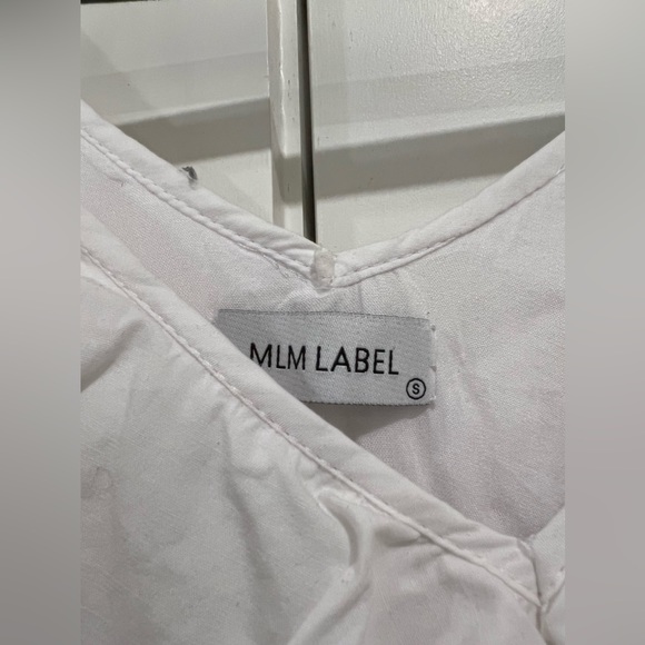 MLM LABEL white ruffle dress - Picture 2 of 3